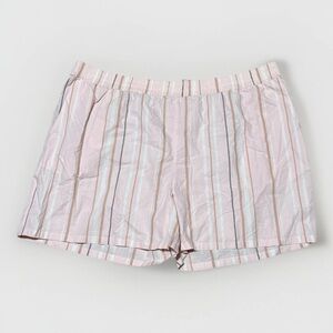BP. Striped Cotton Pajama Lounge Shorts 2XL boho